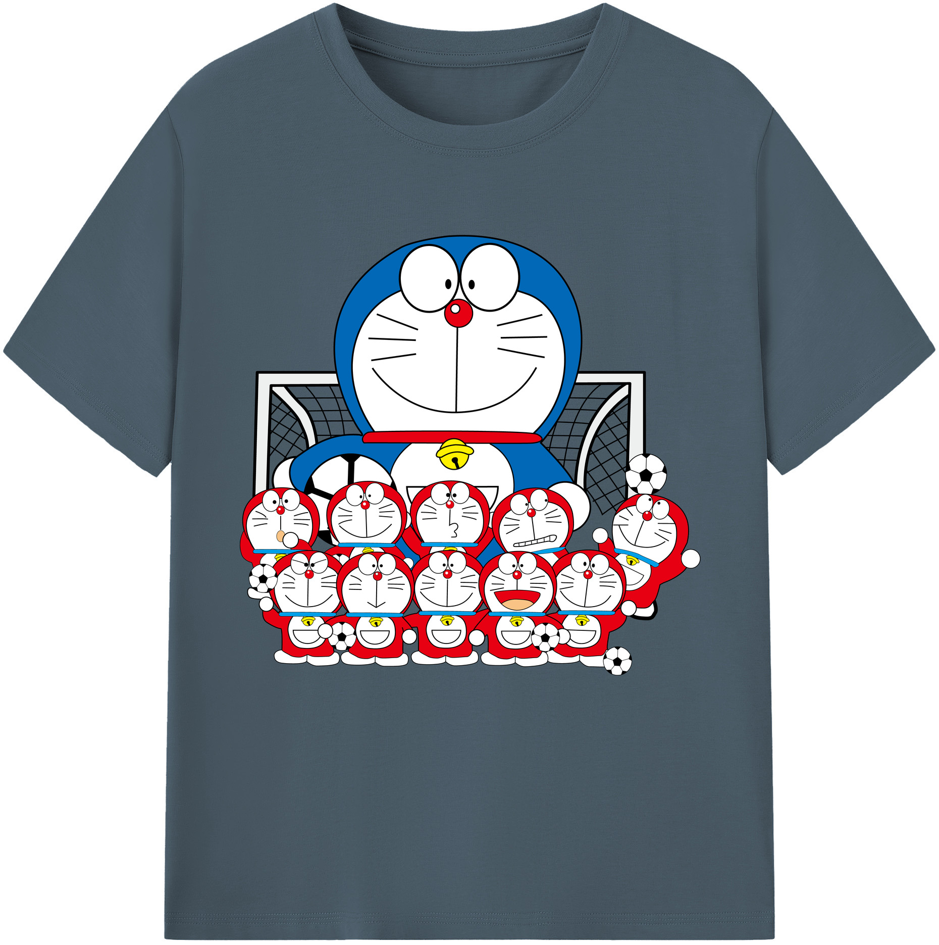 （画像用） ドラえもん Doraemon 綿100％半袖Tシャツ（フロントプリント）